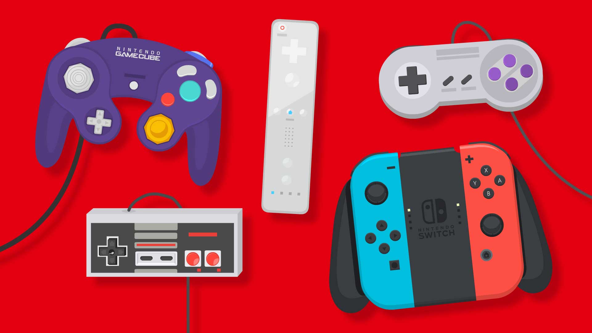 EVOLUTION OF THE NINTENDO CONTROLLERS