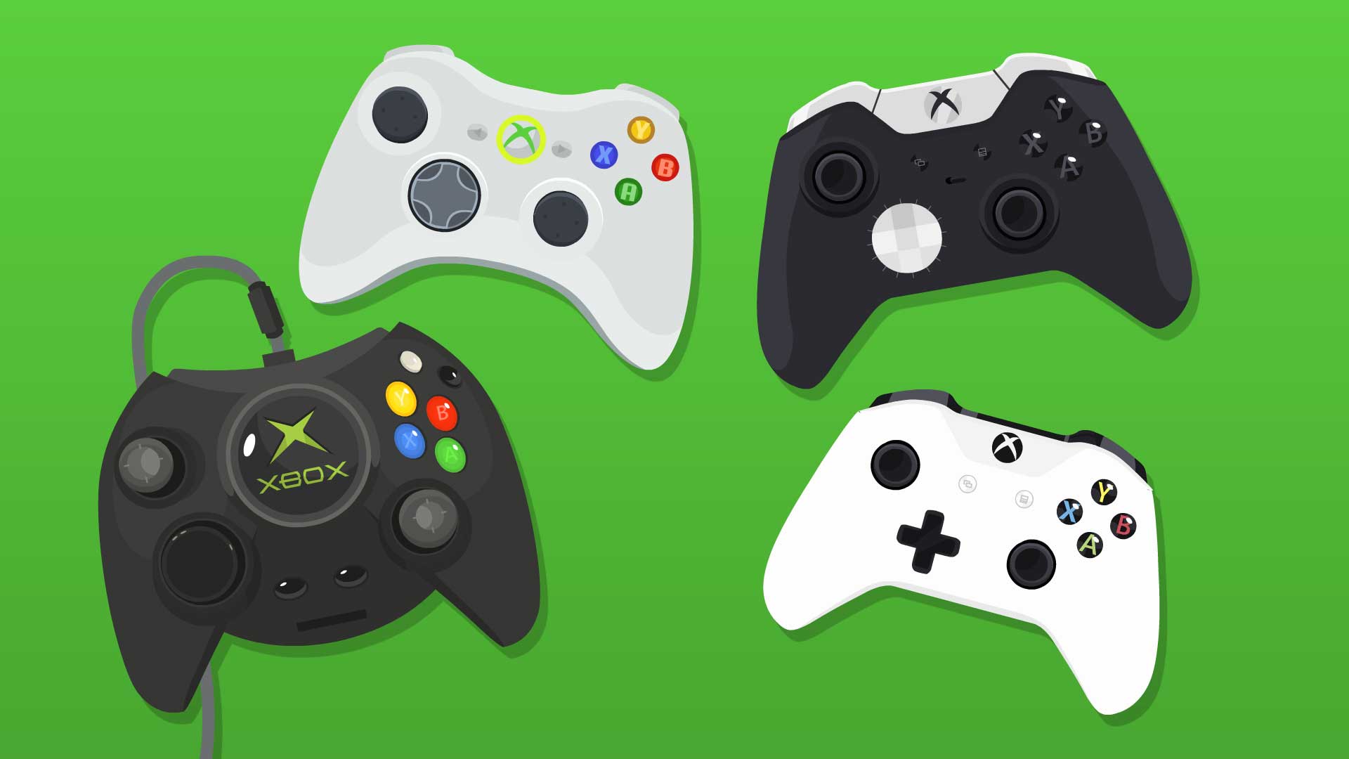 EVOLUTION OF THE XBOX CONTROLLERS